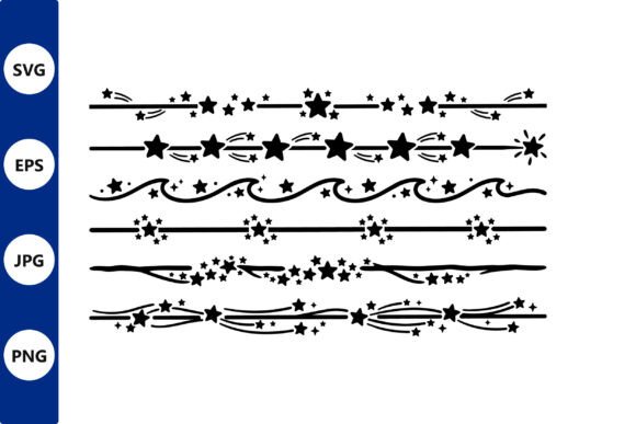 Download Star Border Pack Decorative Lines - Premium Resources