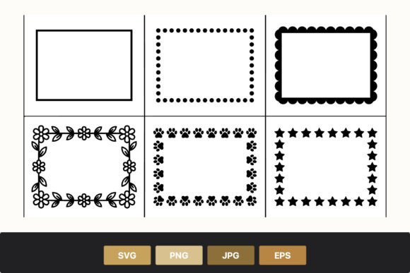 Download Black and White Decorative Border Frames - Premium Resources